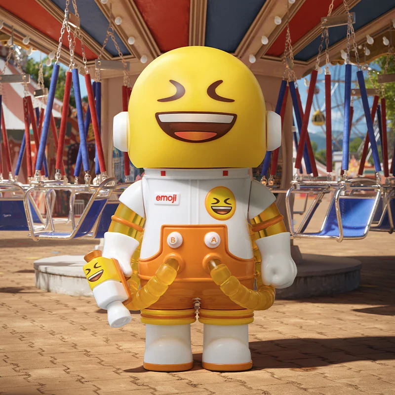 Genuine Pop Mart Mega Space Molly 100% × Emoji Series Blind Box Action Figure - Image 4