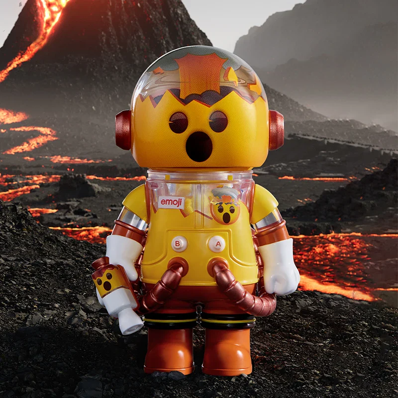 Genuine Pop Mart Mega Space Molly 100% × Emoji Series Blind Box Action Figure - Image 6