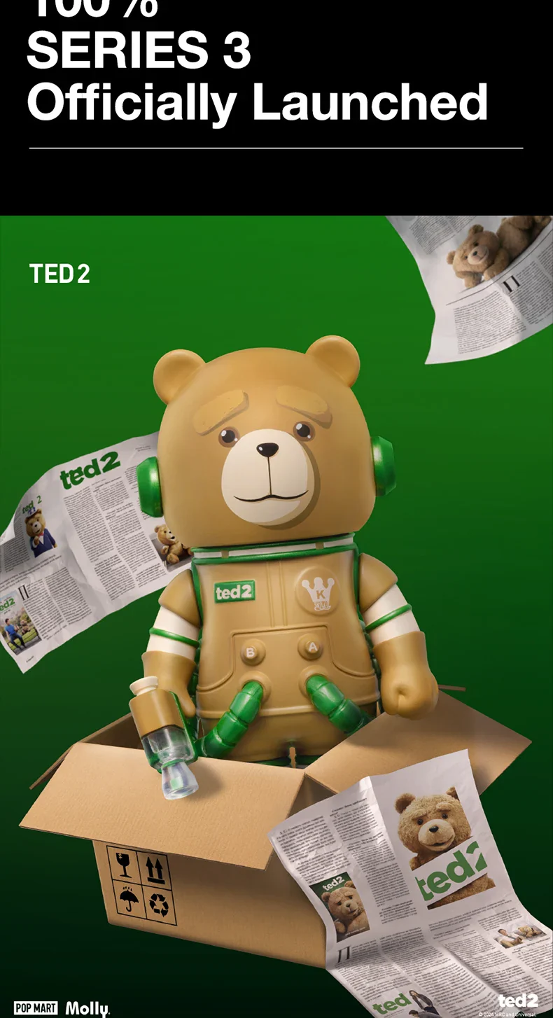 Genuine Pop Mart Mega Space Molly 100% Series 3 Blind Box Figures - Image 11