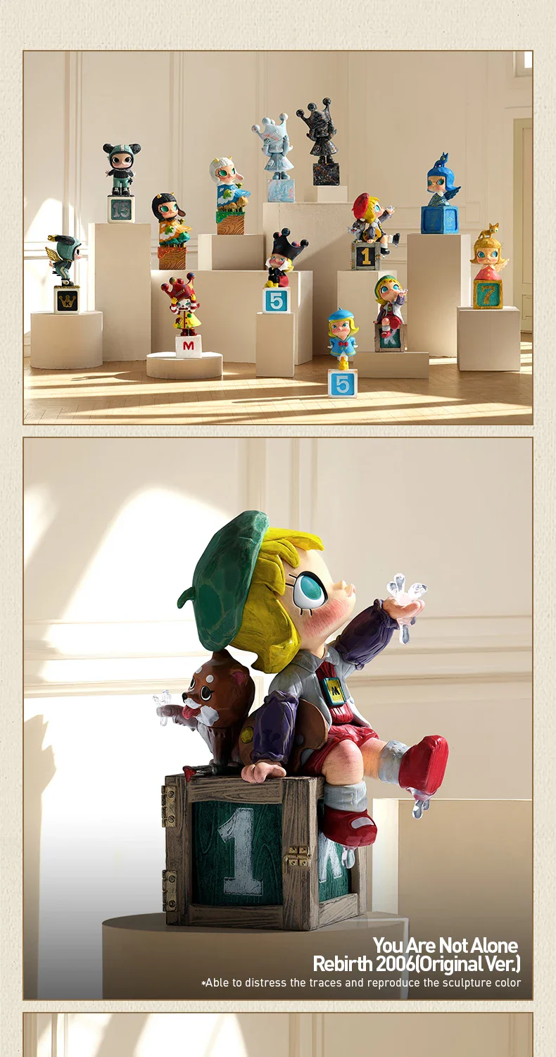 Genuine Pop Mart Molly Anniversary Statues Classical Retro 2 Series Blind Box Figures - Image 11