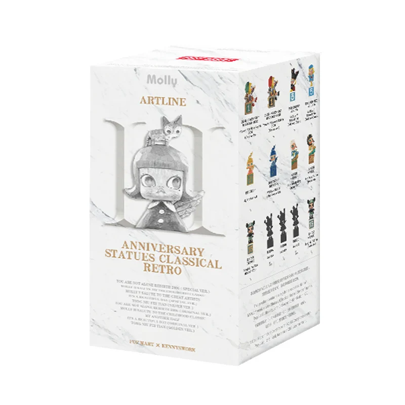 Genuine Pop Mart Molly Anniversary Statues Classical Retro 2 Series Blind Box Figures - Image 19