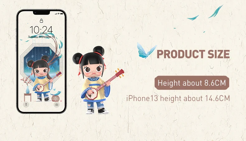 Genuine Pop Mart Molly Octagonal Qinqin Figure - Image 9