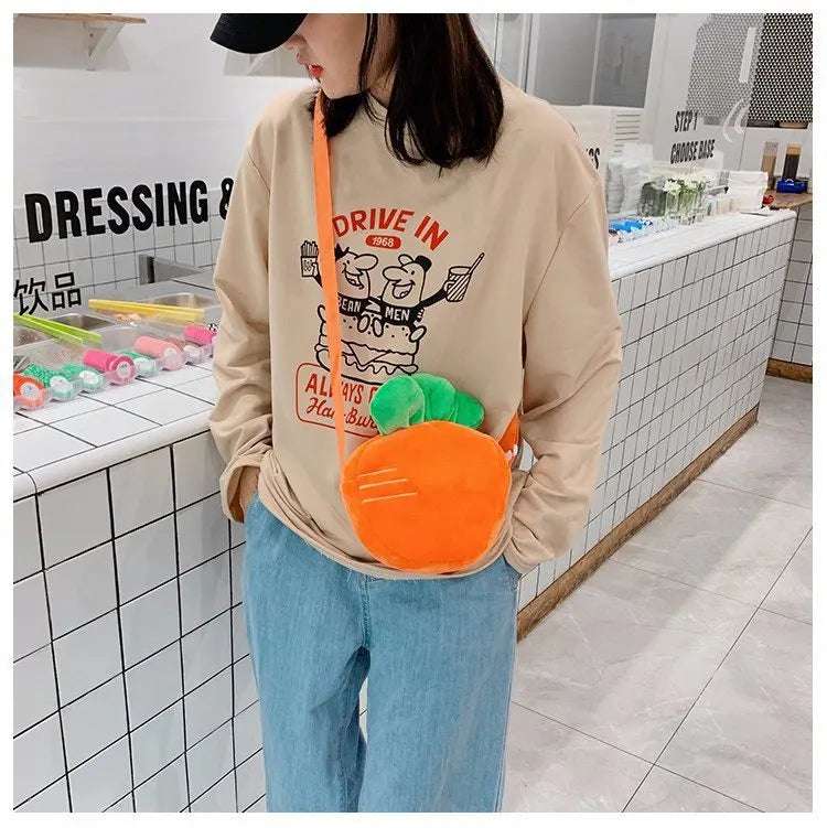 Red Strawberry Crossbody Bag Gold Chain - Image 13