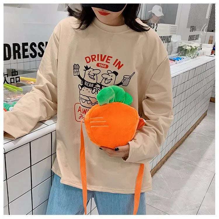 Red Strawberry Crossbody Bag Gold Chain - Image 14