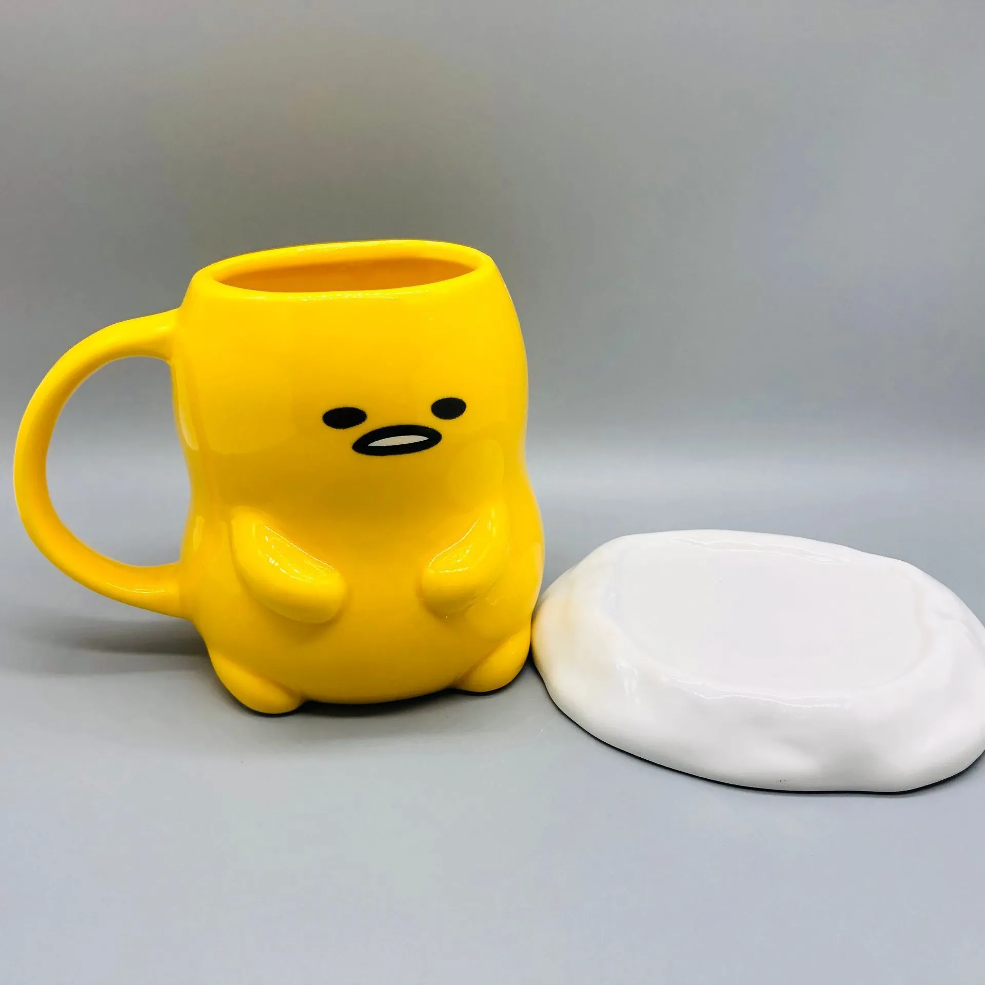 Sanrio Gudetama 400ml Mug Kawaii Ceramic Adorkable Coffee Tea Cup - Image 6