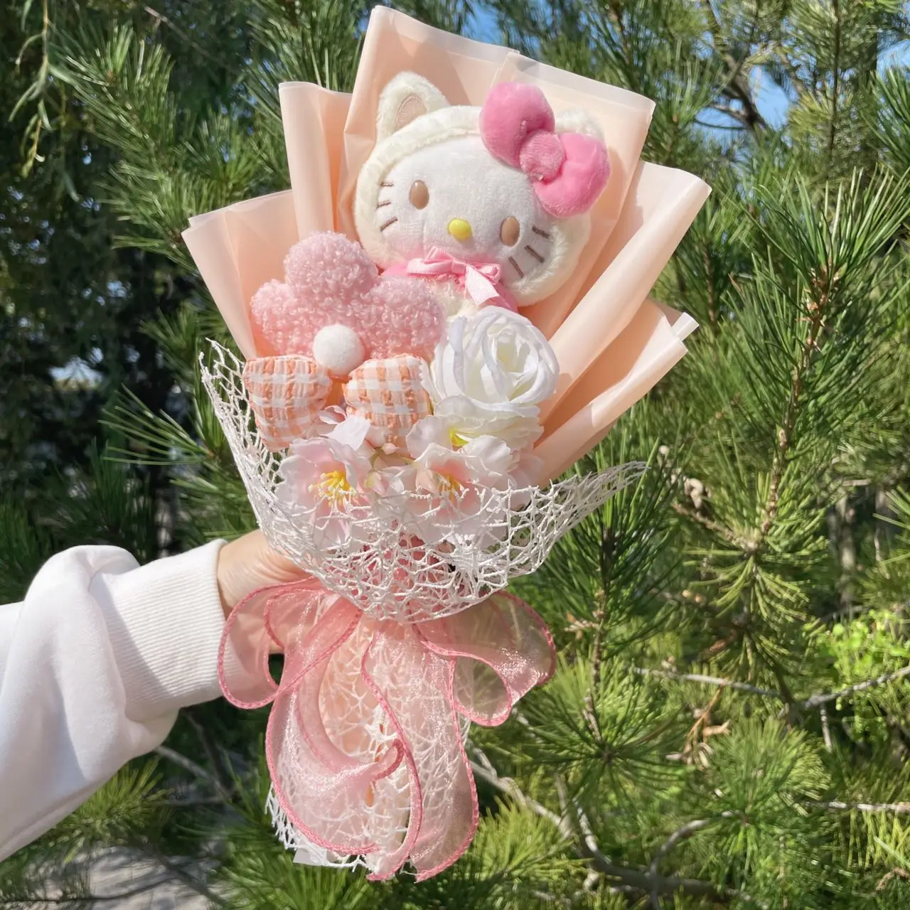 Sanrio Hello Kitty Plush Toy Flower Bouquet - Image 13