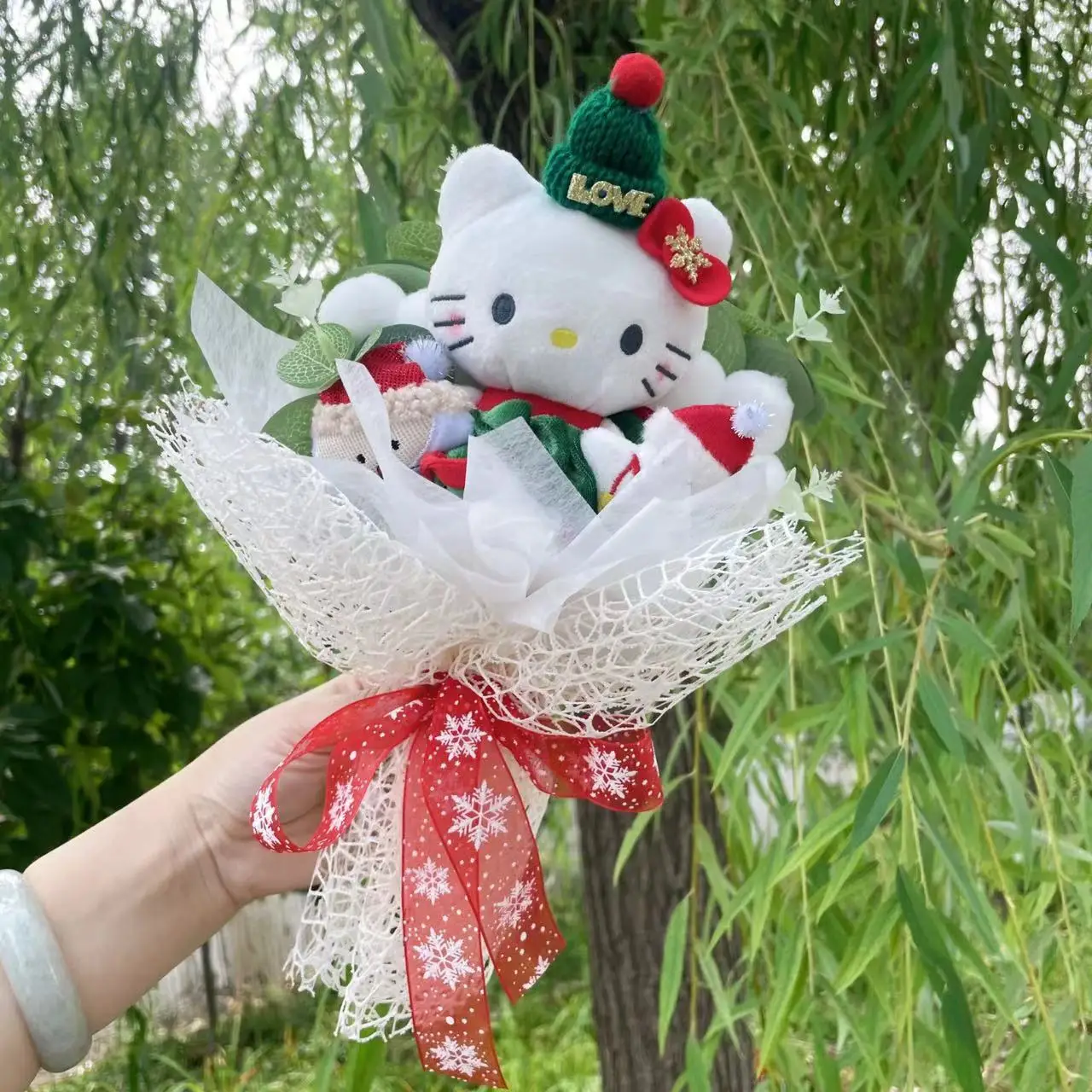 Sanrio Hello Kitty Plush Toy Flower Bouquet - Image 5