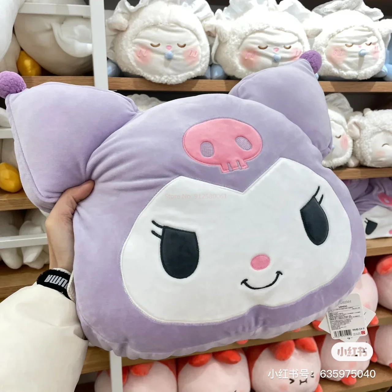 Sanrio Kuromi Plush Pillow Cinnamoroll Cartoon Soft Sofa Waist Pillow Cute Car Throw Pillow Anime Gaming Cushion  Birthday Gift - Image 11
