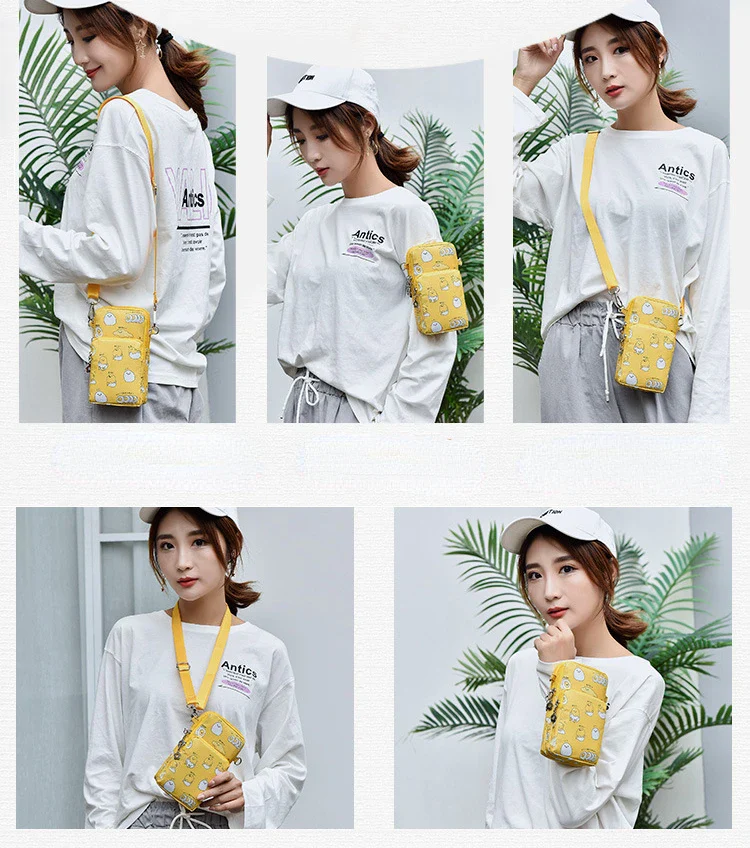 Sanrio New Gudetama Mobile Messenger Bag Lazy Egg Mini Small Bag Coin Purse - Image 9