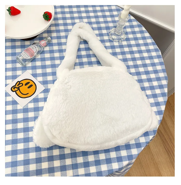 Sanrio Plush Cinnamoroll My Melody Kuromi Tote Shoulder Bag - Image 23