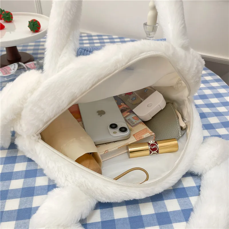 Sanrio Plush Cinnamoroll My Melody Kuromi Tote Shoulder Bag - Image 4