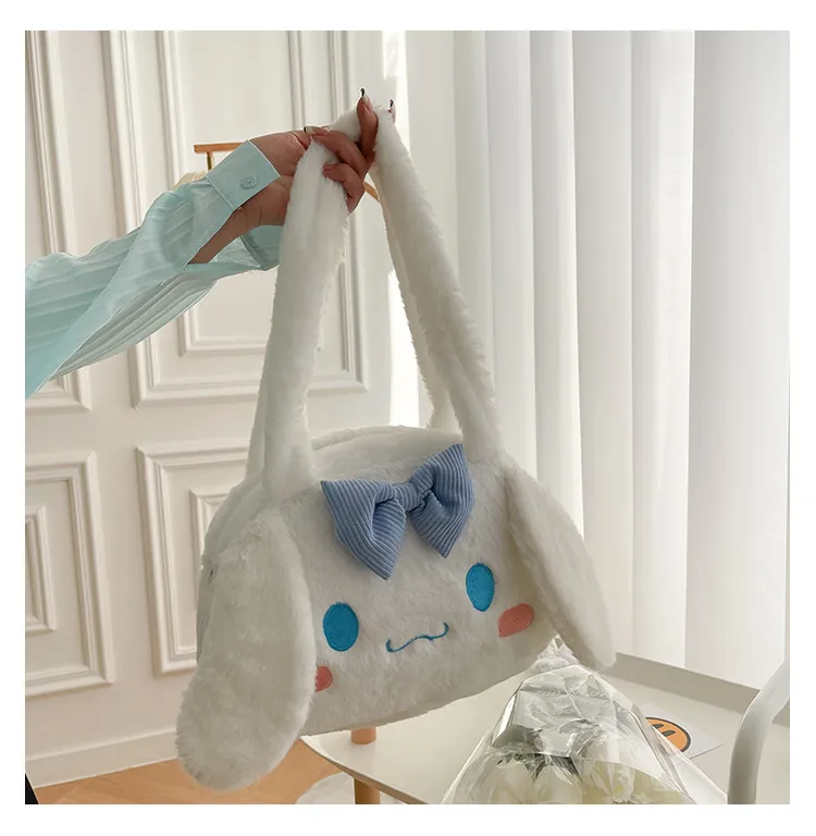 Sanrio Plush Cinnamoroll My Melody Kuromi Tote Shoulder Bag - Image 46