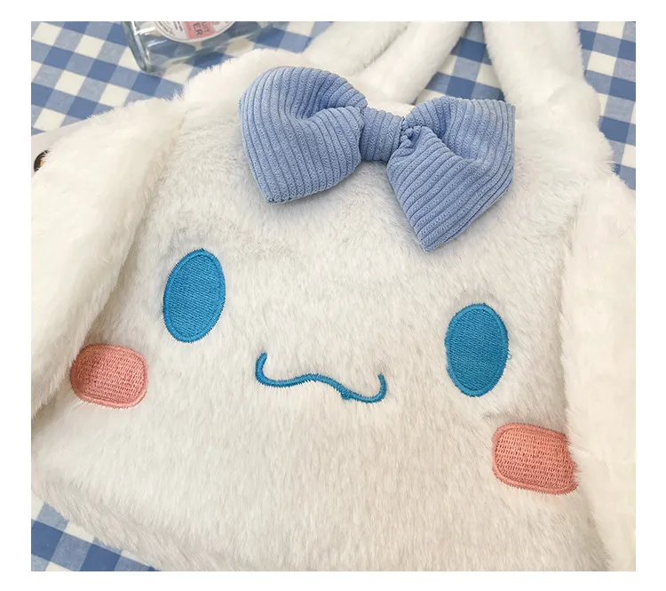 Sanrio Plush Cinnamoroll My Melody Kuromi Tote Shoulder Bag - Image 58