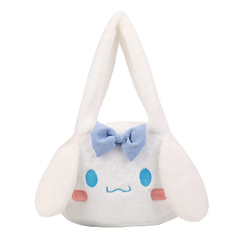 Sanrio Plush Cinnamoroll My Melody Kuromi Tote Shoulder Bag - Image 6