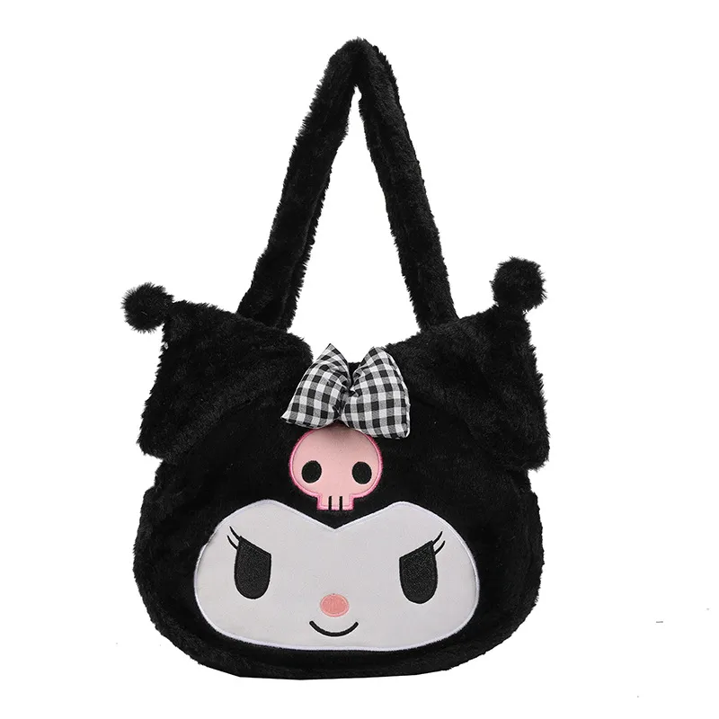 Sanrio Plush Cinnamoroll My Melody Kuromi Tote Shoulder Bag - Image 7