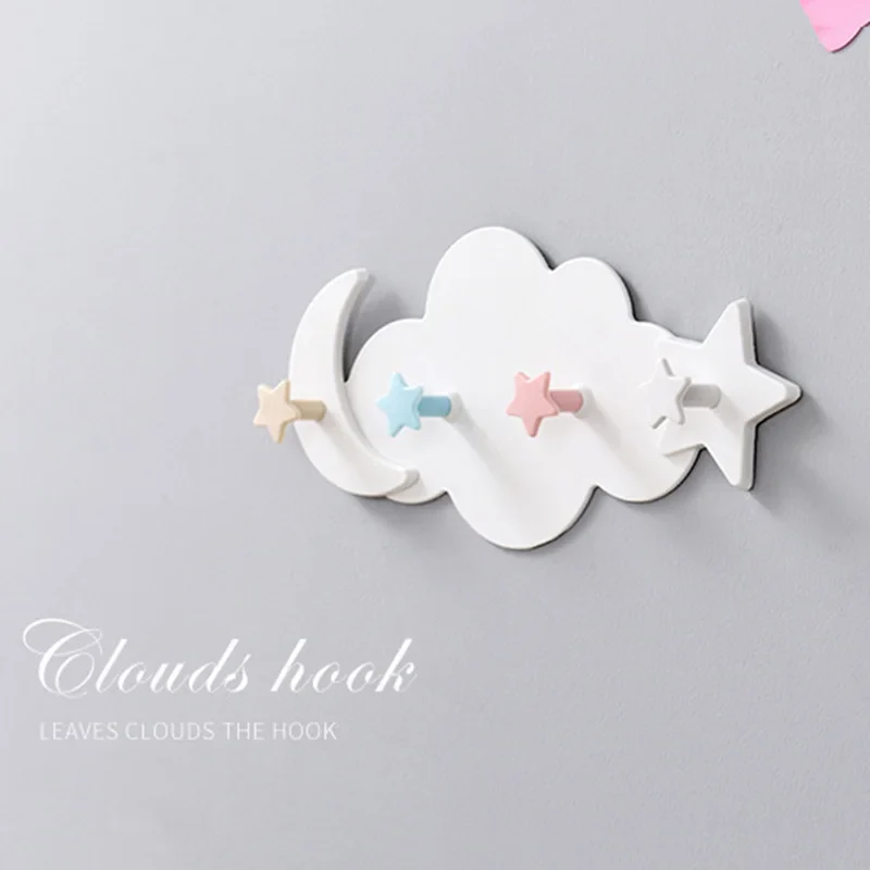 Kawaii Cloud Hooks Children's Room Wall Hanging Decor - Image 6
