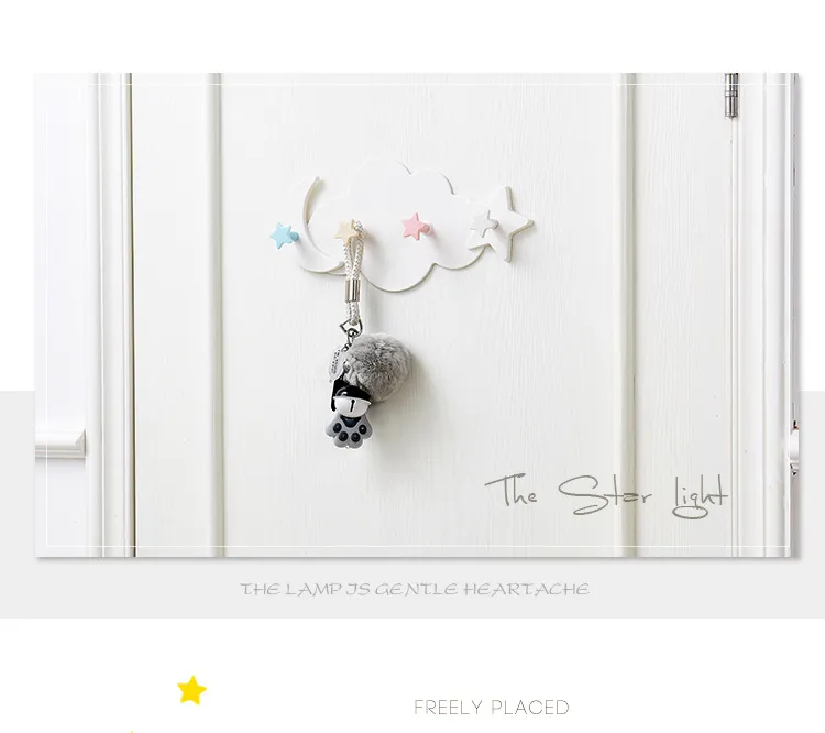 Kawaii Cloud Hooks Children's Room Wall Hanging Decor - Image 8