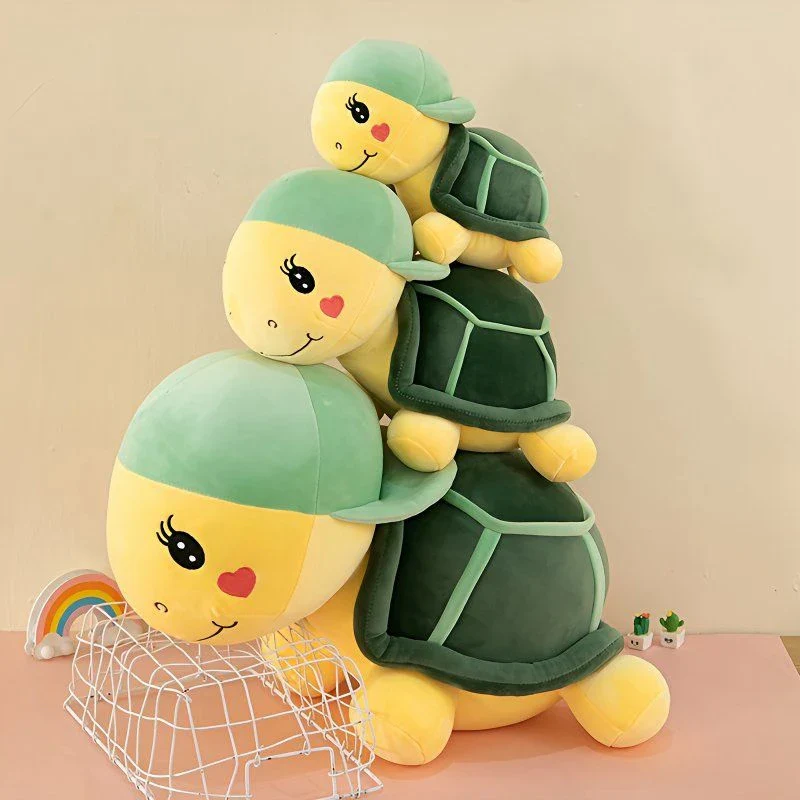 Turtle Tortoise With Cap Hat Big Plush - Image 4