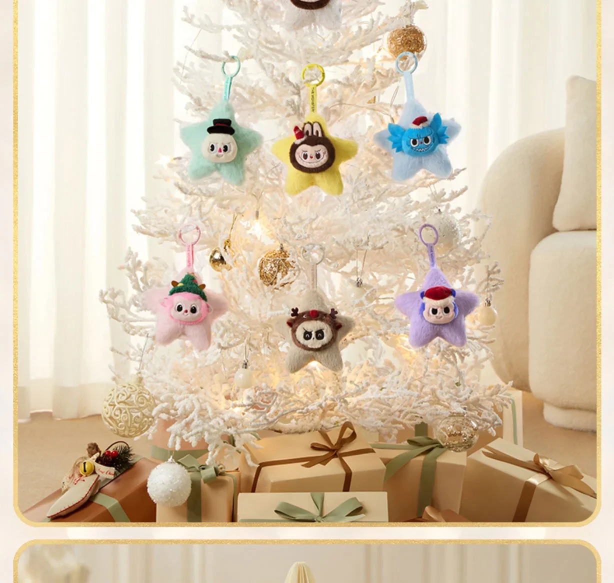 Genuine Pop Mart The Monsters Labubu Classic Series Sparkly Plush Pendant Blind Box - Image 13