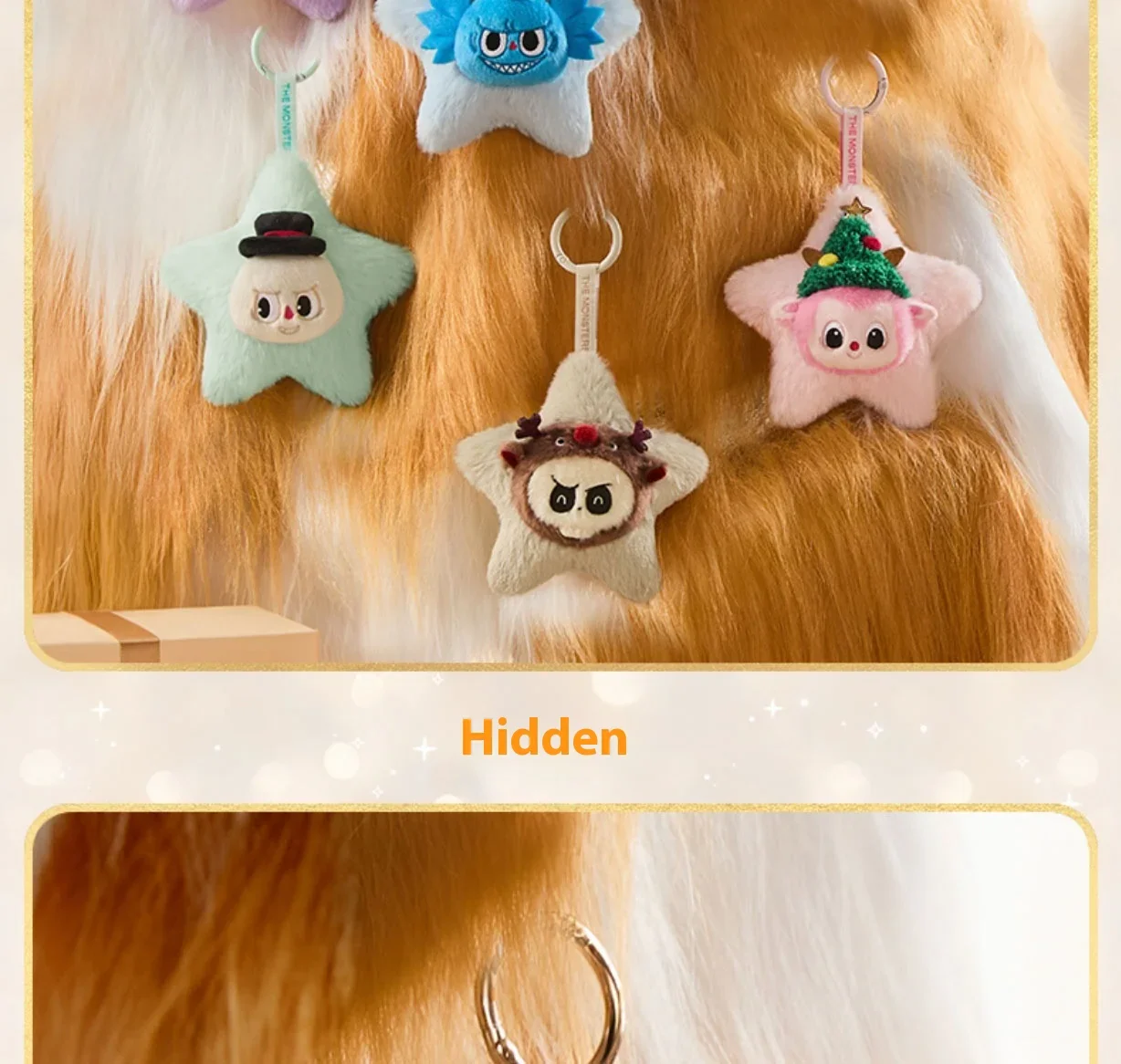 Genuine Pop Mart The Monsters Labubu Classic Series Sparkly Plush Pendant Blind Box - Image 15