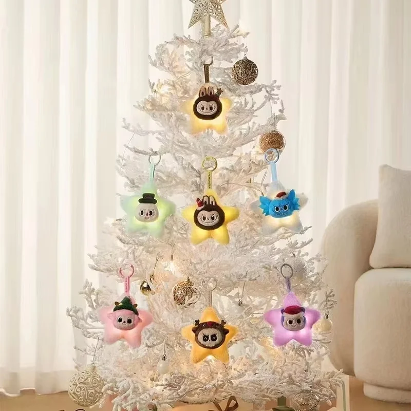 Genuine Pop Mart The Monsters Labubu Classic Series Sparkly Plush Pendant Blind Box - Image 3