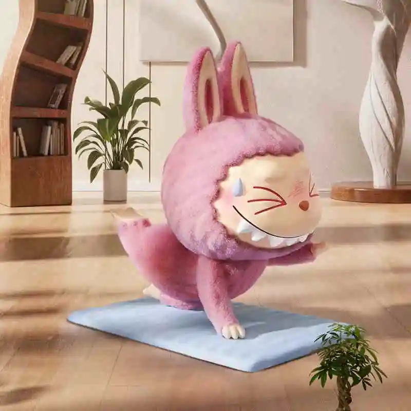 Genuine Pop Mart Labubu The Monsters Lazy Yoga Series Figures - Image 16