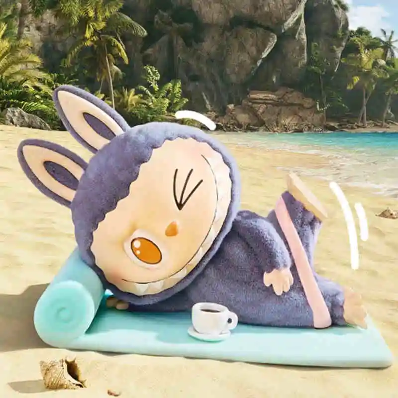 Genuine Pop Mart Labubu The Monsters Lazy Yoga Series Figures - Image 19