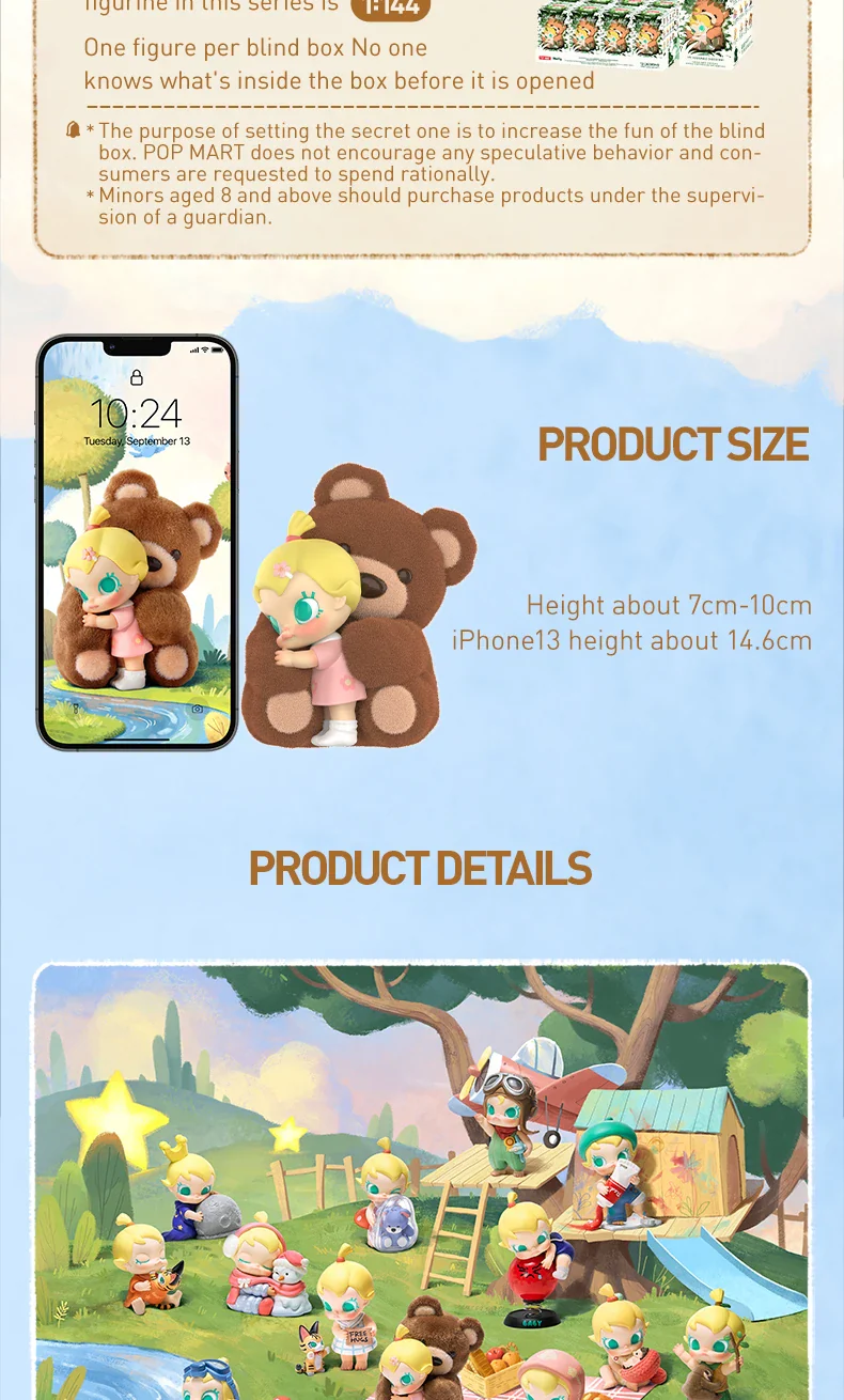 Genuine Pop Mart Baby Molly My Huggable Discovery Series Figures Blind Box - Image 10