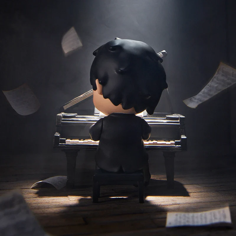 Genuine Pop Mart Hirono The Pianist Figure Limited Edition Figure - Image 3