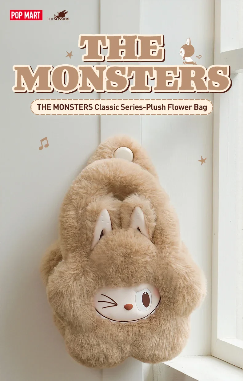 Genuine Pop Mart The Monsters Labubu Classic Series - Plush Flower Bag - Image 7